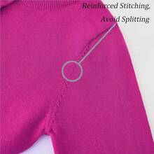 Girls' Cardigans Sweater Cotton Button Solid Long Sleeve Knit Sweaters