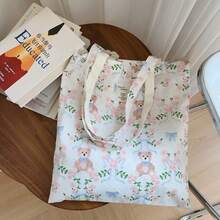 Women Shoulder Bags - 粉紅花小熊 - 查看 2