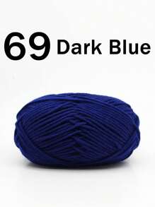 1/2支 5股混色乳白色腈纶纱线，50克/支，柔软多用途，中等粗细的乳白色纱线 - 非常适合手工编织、手工织造、DIY工艺品，可用于DIY钩编包、手提袋、围巾、帽子、毛衣、衣服、拖鞋、鞋子、玩偶、靠垫、钩编毯子、手工钩编项目、DIY小礼物、情人节礼物。