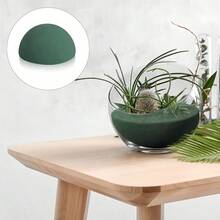1pc/3pcs/5pcs Xốp hoa hình bán cầu, Xốp hoa tròn, Xốp hoa nhân tạo màu xanh lá cây dùng trang trí đám cưới, Quả cầu xốp hoa giống thật, Thích hợp cho làm vườn, đám cưới, Cắm hoa, Xốp xốp thấm nước - Nhiều màu - Xem 5