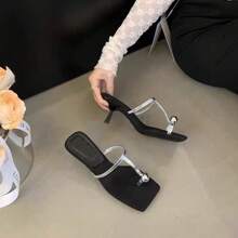 Women Flip-Flops - Plateado - Ver 2