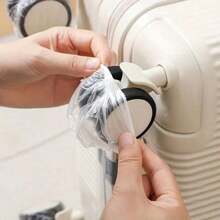 50/100个行李箱罩轮子 - 一次性旅行保护套，旅行配件，波西米亚风格