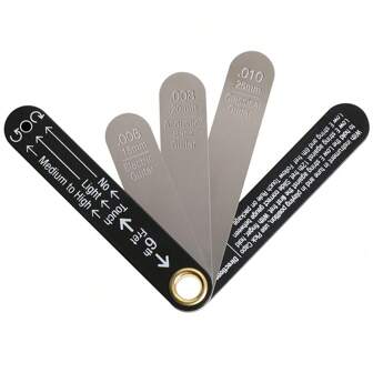 Guitar Neck Adjustment Ruler, Classical Bass Acoustic Electric Guitar String Height Adjustment Tool, Neck Curvature Ruler