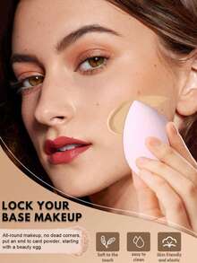 50 Stück/Set Make-up Schwamm Blender, geeignet für lose Puder, Flüssigkeiten, Cremes und Foundation, latexfrei Dual-Use Make-up Puff, weich & hautfreundlich, geeignet für Creme- & Puderkosmetik, kann nass oder trocken verwendet werden, professioneller Beauty-Schwamm, super weicher Abdeckstift-Schwamm, Gesichts-Make-up-Schwamm, Make-up-Utensilien, Make-up, günstig, Raumdekoration, Schminktisch, Reise, Schlafzimmer, Make-up-Accessoires, Puff, Make-up-Blender, Puder-Puff, Make-up-Schwamm