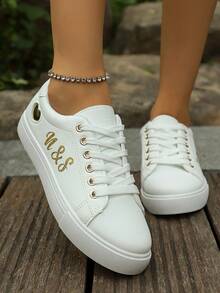 Personalized Heart Sports Shoes, Glitter Font Customized Name, Birthday Gift, Anniversary Gift, Classmate Gift, Family Gift, Bridesmaid Gift, Bride Gift, Holiday Gift, Couple Casual Shoes