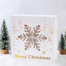 1pc/6pcs Christmas Hollow Out Gift Box,Santa Claus Snowman Christmas Tree Pattern Gift Packaging Box,Christmas Snowflake Bell Elk Design Party Favor Bag,Christmas Gift Wrapping,Xmas Party Gift,Home Decoration,Kitchen Dining Table Decor,Merry Christmas,Christmas Decoration,Christmas Ornaments,Xmas Decor,2025 Christmas,2026 New Year Party Present