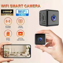 Multi-User Sharing Wifi Camera 720P HD Built-In Battery Wireless Smart Phone Compatible - màu đen - Xem 4