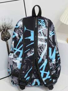 Three Pieces Backpack For Boys And Girls With Lunch Box And Pencil Case, Dustproof Ultra-Light Large Capacity Backpack For Teenagers, Backpack Set, Travel Backpack For Couples, Junior High School Campus