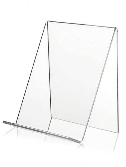 1 Transparent Bookshelf, Acrylic Bookshelf, Transparent Display Shelf, Desktop Shelf, Books, Stationery, Back To School