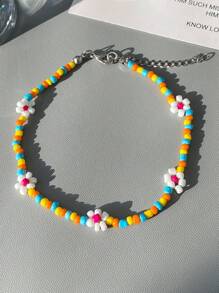 1 Peça Pulseira Pingente com Tema Oceânico Banhada a Ouro 18K para Mulheres e Meninas, Corrente de Elos com Estrela do Mar e Concha de Aço Inoxidável com Contas de Olho de Gato e Cubic Zircônia, Joia Boêmia Ajustável para Praia, Dia das Mães, Verão e Ocasiões Especiais