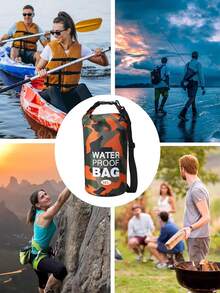 Floating Waterproof Dry Bag Backpack, Roll-Top Design To Keep Gear Dry, Suitable For Kayaking, Rafting, Boating, Camping, Hiking, Beach, Fishing, Swimming Activities