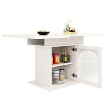 Dining Table & Chair Sets - White + MDF+Glass - View 11