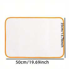 Almohadilla de planchado portátil para viajes - Alternativa ahorradora de espacio a las tablas de planchar tradicionales para usar en escritorios, lavadoras y secadoras; Almohadilla de planchado plegable de tamaño completo; Tabla de planchar portátil y plegable; Almohadilla de planchado para prendas; Soporte para plancha. Alfombrilla de planchado resistente al calor y protectora con malla - Protege la ropa y la tabla de planchar para planchas de vapor, decoración de cocina, artículos del hogar - Blanco - Ver 4