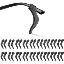 Eyeglass Ear Grips -20 Pairs Eye Glasses Ear Grippers Anti-Slip Holder, Silicone Ear Hook, Glasses Ear Grip Sleeve Retainer For Sports Glasses, Sunglasses Reading Glasses - Us-s-22a-blck - View 2