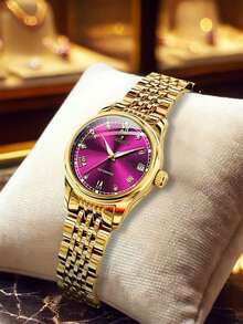 A New Ladies' Steel Strip Small Dial Watch With Simple And Fashionable Design, High-End Fully Automatic Mechanical Watch - one-size - View 16