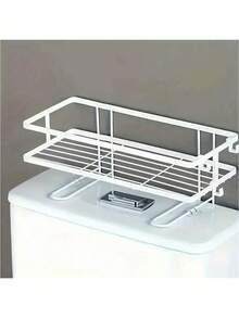 1pc Bathroom Toilet Storage Rack, Bathroom Storage Organizer Rack, Bathroom Shelf, Shampoo & Shower Gel Holder Organizer, Bathroom Accessories, Bathroom Storage And Organization