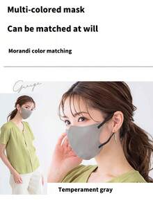 50pcs/Pack 3D Breathable Disposable Fashion Mixed Color Face Mask - Breathable & Comfortable, Suitable For Men & Women, Great For Outdoor Activities, Stylish Cloth Mask, Lightweight - Multicolor - View 7