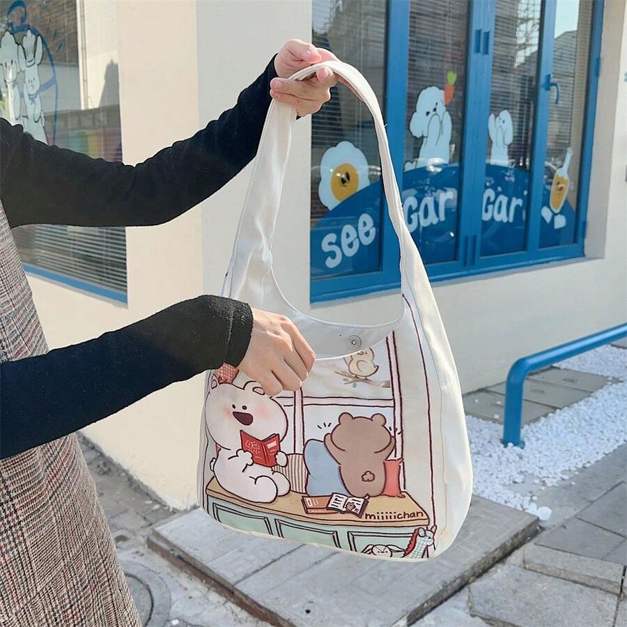 Women Shoulder Bags - 讀書熊熊 大款 - 查看 1