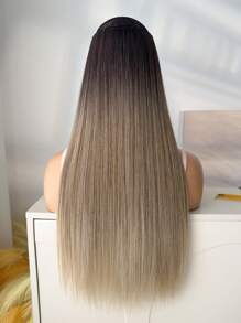 Clip In Haarverlängerungen 7-teiliges Set Farbverlauf 22 Zoll lang, gerades synthetisches Haar Verlängerungen Haarteile für Frauen