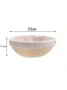 Ultimate Sourdough Bread Set, Includes Easy-To-Clean Sourdough Fermentation Jar And Proofing Basket, Aeelue Sourdough Fermentation Kit, Ideal Bread Basket And Sourdough Jar Tools - Beige - View 2