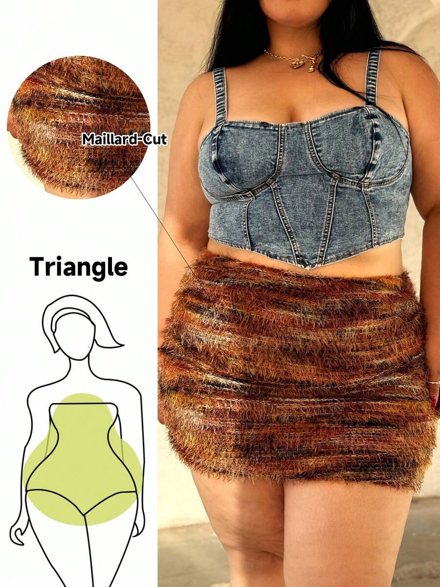 Truni Jupe crayon moulant style vintage américain Maillard, vêtements western pour femmes