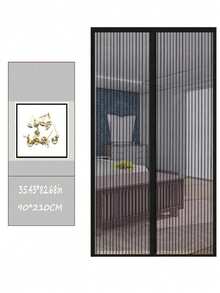 1Set Magnetic Screen Door(Send Thumbtack), Door Screen Magnetic Closure-Keeps Bugs Out Let Breeze In, Heavy Duty Mesh - Pet And Friendly, Works With Front Doors, Sliding Doors - Multicolor - View 16