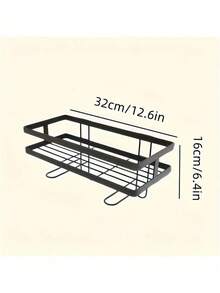 1pc Bathroom Toilet Storage Rack, Bathroom Storage Organizer Rack, Bathroom Shelf, Shampoo & Shower Gel Holder Organizer, Bathroom Accessories, Bathroom Storage And Organization