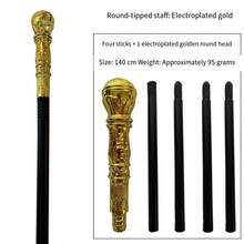 Accessori per cosplay di Ognissanti per adulti e bambini, scettro a forma di testa di serpente, bastone del re, bacchetta magica da strega o mago, faraone