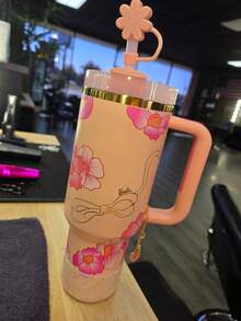 Compatible With Stanley Cup Accessories 1pc Silicone Tumbler Sleeve, Anti-Scratch And Dented Protective Cover , For 40oz & 30oz & 20oz Tumbler Travel Mugs, Protective Bling Silicone Boot Sleeve , Durable Protective Cover For Sports & Outdoor Activities, For Cup Black Pink Red Blue Purple Transparent Green - Multicolor - View 10