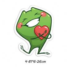 SCXXBSW 44pcs Frog Stickers DIY Decorative Luggage Guitar Notebook Creative Fun Cartoon Waterproof Stickers - Multicolor - View 3