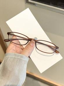 3 PCS Women's Acrylic Light Glasses Casual Lightweight Soft Gesture Rectangle Non-Prescription Glasses For Daily Clothing Decor And Back To School - Nhiều màu - Xem 3