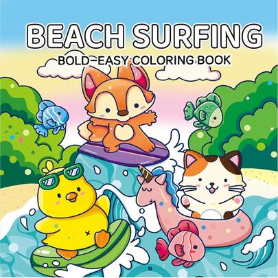 1 cuốn sách tô màu lướt ván trên bãi biển dành cho người lớn và thanh thiếu niên, thiết kế siêu dễ thương về không gian ấm cúng, Hygge để thư giãn. Giải phóng cảm xúc và giảm lo âu | Món quà lý tưởng cho các ngày lễ và những dịp đặc biệt Quà tặng Coco trở lại trường Đồ chơi cho bé gái và bé trai Đồ chơi trẻ em tuổi teen Sách tô màu Wyo (Mặc định không có bút dạ)