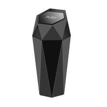 6件/5件/4件/2件/1件組，附蓋車用垃圾桶，車用杯架垃圾桶，迷你必備車內配件，防漏垃圾桶，多功能收納整理盒，適用於汽車、居家、廚房、辦公室。選項：（6件組含2個垃圾桶+4捲垃圾袋，5件組含1個垃圾桶+4捲垃圾袋，4件組含2個垃圾桶+2捲垃圾袋，2件組含2個垃圾桶，1個垃圾桶，僅4捲垃圾袋） - 黑色 - 查看 14