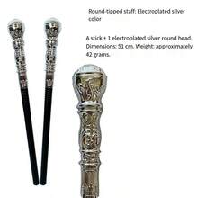 Accessori per cosplay di Ognissanti per adulti e bambini, scettro a forma di testa di serpente, bastone del re, bacchetta magica da strega o mago, faraone