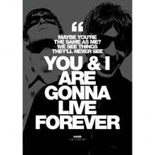 1 件绿洲乐队海报热门音乐海报专辑帆布印刷海报墙壁艺术装饰黑白适用于家庭客厅装饰无框 - 彩色 - 查看 39