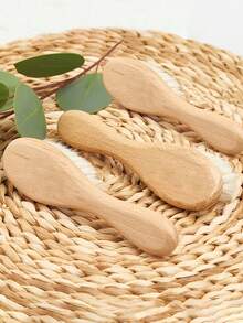 1pc Small Baby Soft Hair Brush, For Baby Face Washing & Hair Cleaning, Baby Shower Gift, Newborn Baby Supplies, Gift For Baby Boy And Girl