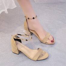 Women Pumps - 卡其色涼鞋 - 查看 4