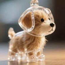 Cute Pet Souvenirs, Transparent And Compact Design, Collect Pet Hair At Any Time, Treasure Every Warm Memory, Carry The Keychain With You, And Easily Store It When Walking The Dog And Combing The Hair, Creating A Heartwarming Souvenir For Your Furry Child~ - Multicolor - View 10