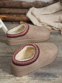 2025 Ultime pantofole da casa invernali per donna, calde e casual, versatili e più taglie, con fodera termica, scarpe invernali