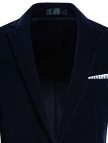 Giacca da uomo alla moda per pendolari, con collo a bavero, maniche lunghe, in colore unito