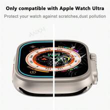 2Pcs Tempered Glass Film Compatible With IPhone Watch Ultra 2 3 49mm With Alignment Tool Screen Protector For Watch Ultra 49mm Easy Install Kit