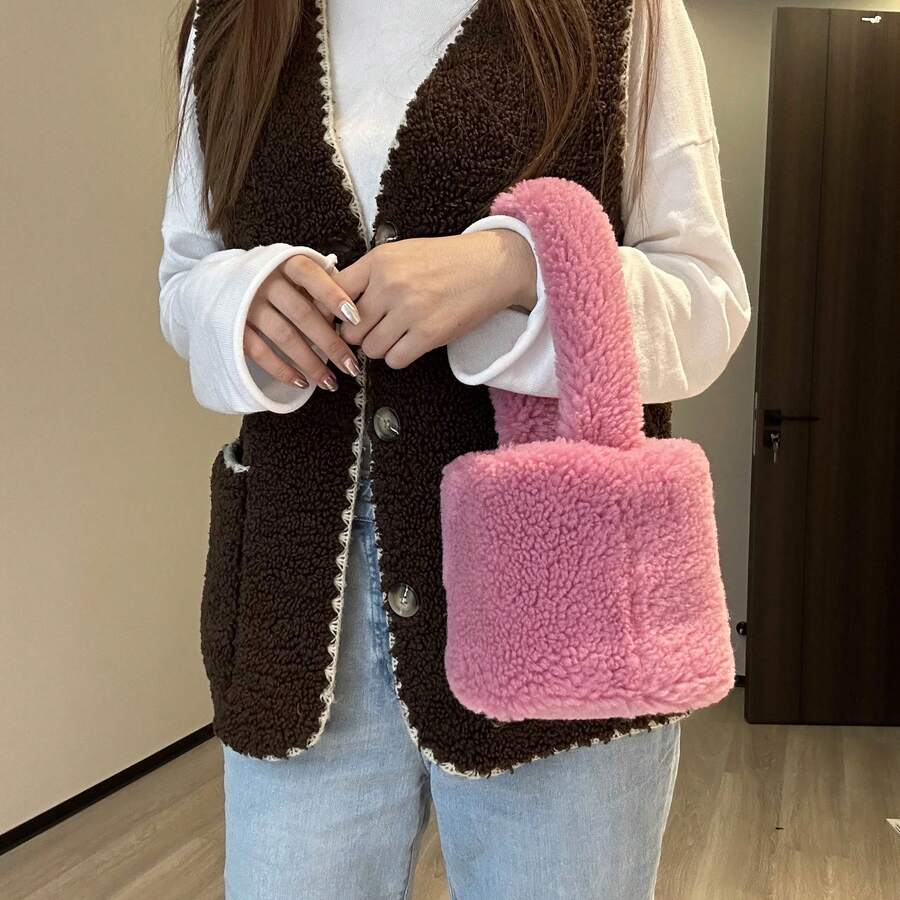 Women Shoulder Bags - 鵝黃色 - 查看 1