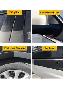 AosiDING-S3 Plastic Leather Restorer Interior Trim Seat Polish Shine Renovator Black New Color Cleaner Spray Car Care Accessories Essential For Car Care S3 - Multicolor - View 9