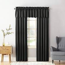 Barrow - Par de Cortinas con Bolsillo para Barra de bajo Consumo, Color Verde Salvia, 18 x 54 Pulgadas (Paquete de 2) - Negro - Ver 4