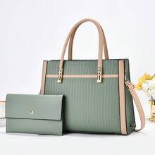 Women Top Handle Bags - 綠色 - 查看 2