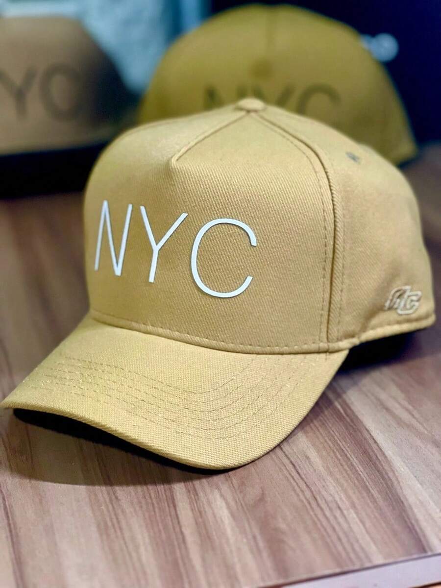 BONÉ NEW YORK NYC FECHO PLÁSTICO TECIDO DE ALTA QUALIDADE E ÓTIMO ENCAIXE - Modelo 07 - Visão 1
