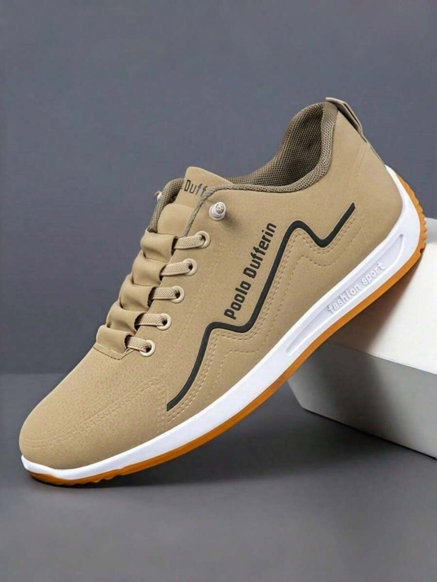 1 双男士休闲运动鞋 - 多功能一脚蹬运动鞋，舒适休闲运动穿着，适合春秋季