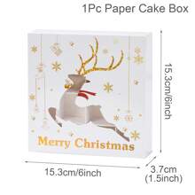 1pc/6pcs Christmas Hollow Out Gift Box,Santa Claus Snowman Christmas Tree Pattern Gift Packaging Box,Christmas Snowflake Bell Elk Design Party Favor Bag,Christmas Gift Wrapping,Xmas Party Gift,Home Decoration,Kitchen Dining Table Decor,Merry Christmas,Christmas Decoration,Christmas Ornaments,Xmas Decor,2025 Christmas,2026 New Year Party Present