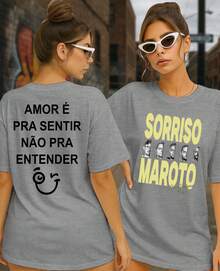 Camiseta Unissex Grupo Sorriso Maroto Pagode Samba Turnê Despedida Só Antigas Shows Banda - Cinza - Visão 2