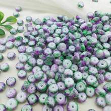 10/50g 6mm Abacus Beads Kit - Vibrant Transparent Glass Flat Beads Multiple Colors With Versatile Spacer Beads - Perfect For DIY Beading Projects, Ideal For Creating Unique Bracelets And Necklaces, Essential Jewelry Making Accessories